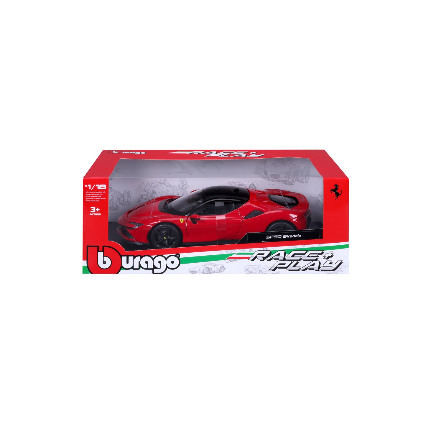2021 Ferrari SF90 Stradale Diecast 1:18 Bburago
